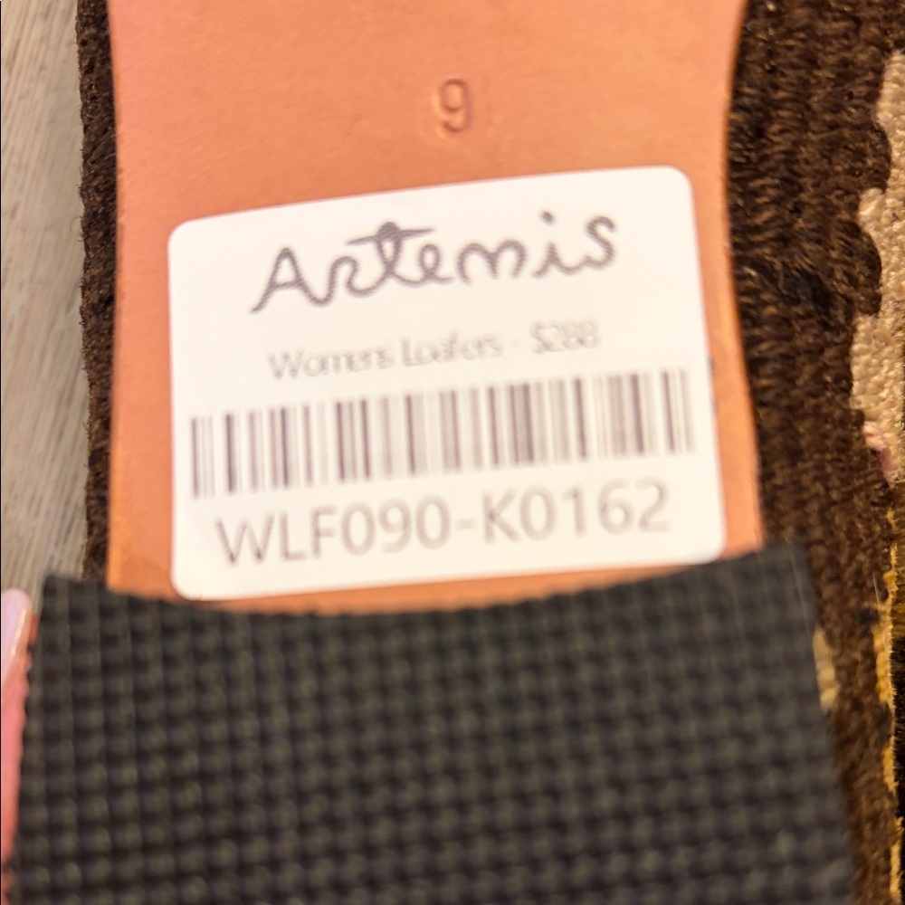 Artemis Design Co. Woven Brown and Tan Loafers - Picture 2 of 7